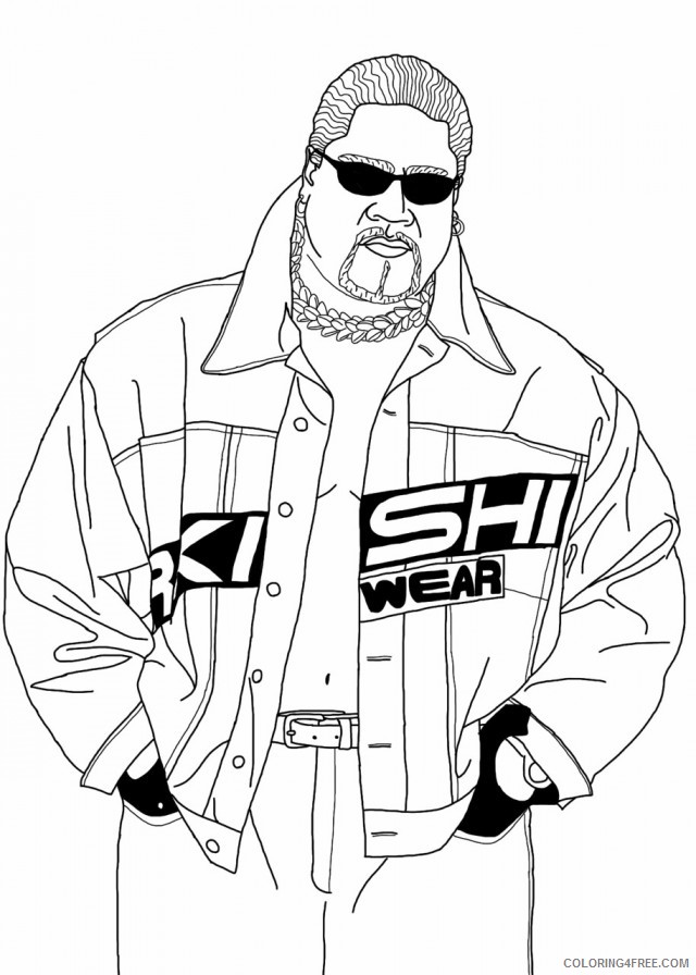 wwe coloring pages printable free Coloring4free