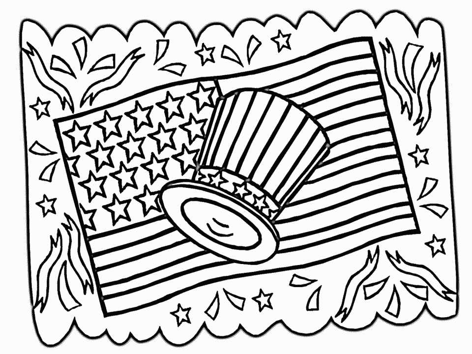 4th of july coloring pages printable Coloring4free