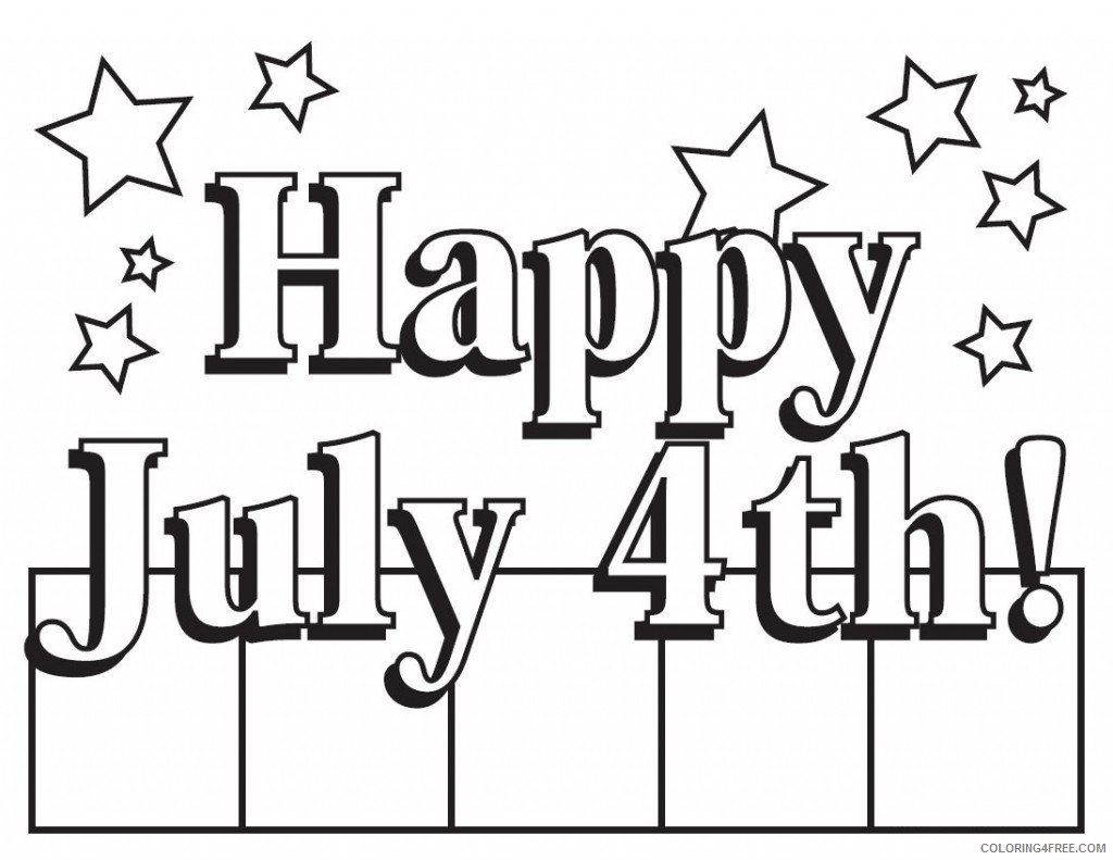 4th of july coloring pages with stars Coloring4free