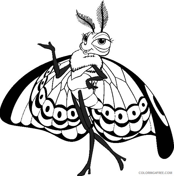 A Bugs Life Coloring Pages Printable Coloring4free