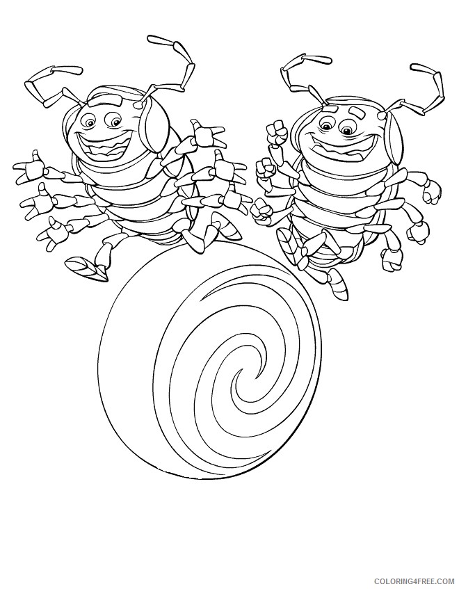 A Bugs Life Coloring Pages Printable Coloring4free