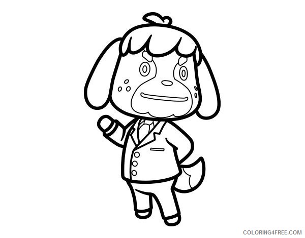 Animal Crossing Coloring Pages Printable Coloring4free