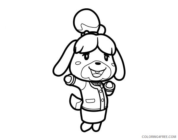 Animal Crossing Coloring Pages Printable Coloring4free