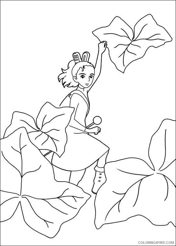 Arrietty Coloring Pages Printable Coloring4free