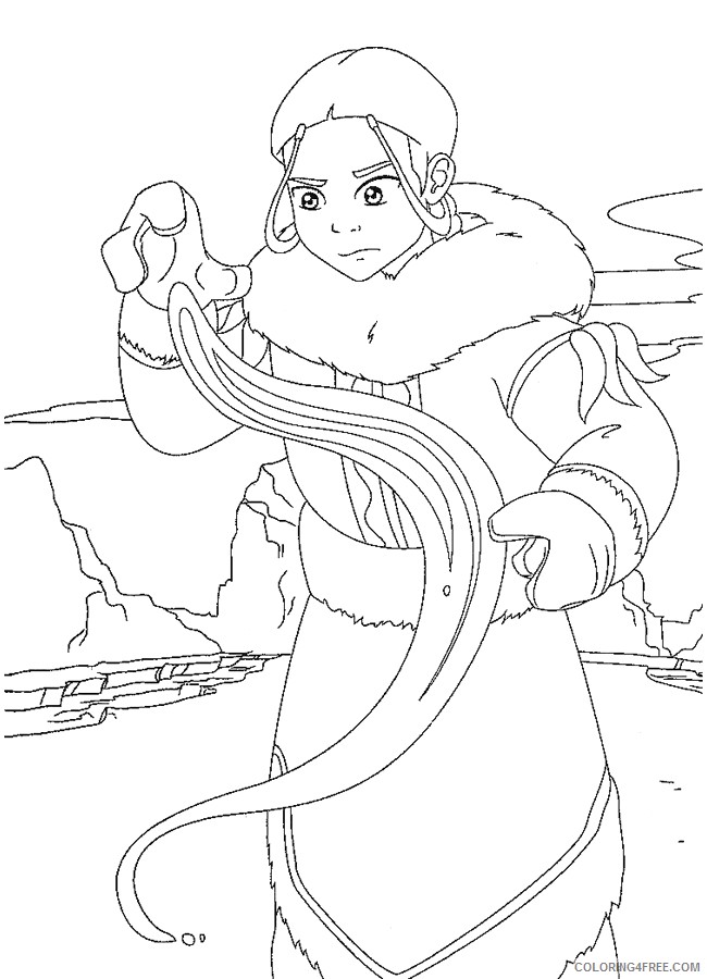 Avatar the Last Airbender Coloring Pages Printable Coloring4free