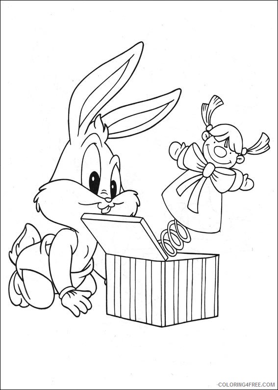 Baby Looney Tunes Coloring Pages Printable Coloring4free