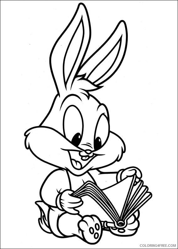 Baby Looney Tunes Coloring Pages Printable Coloring4free
