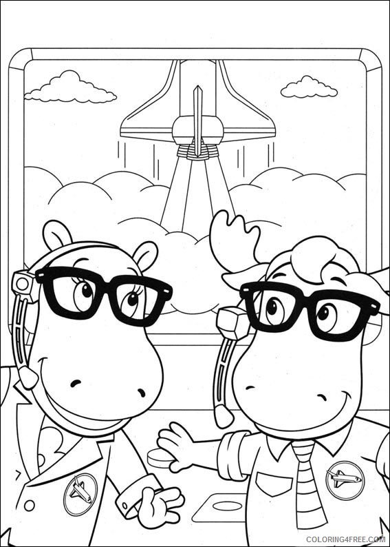 Backyardigans Coloring Pages Printable Coloring4free