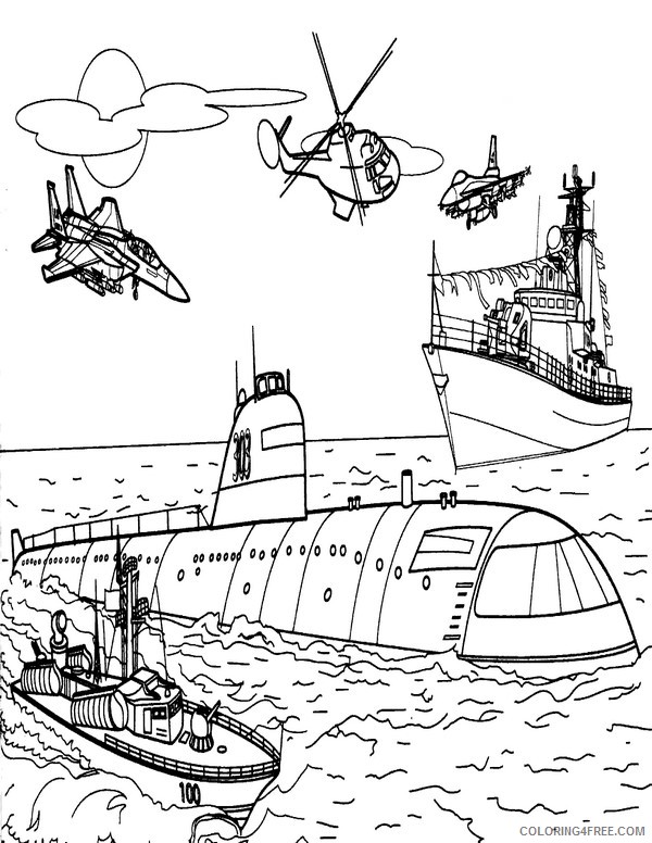 Barco Coloring Pages Printable Coloring4free