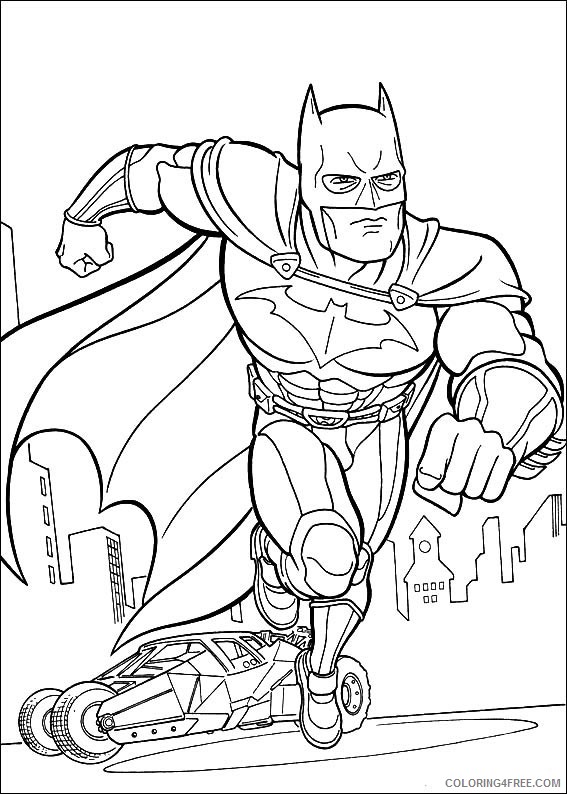 Batman Coloring Pages Printable Coloring4free