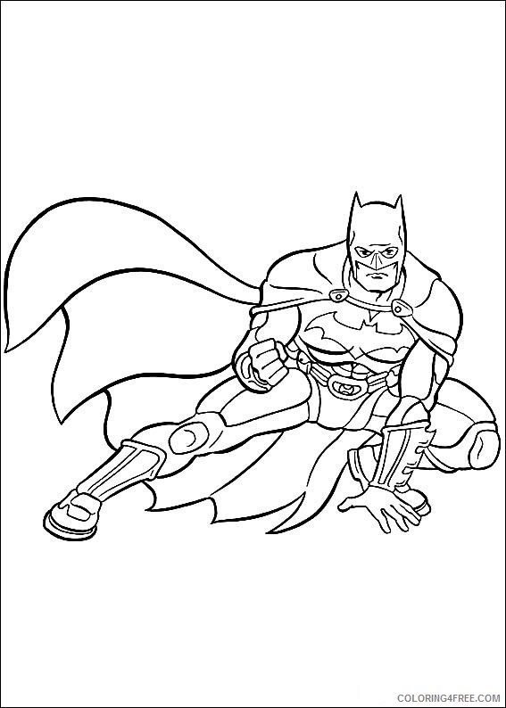 Batman Coloring Pages Printable Coloring4free