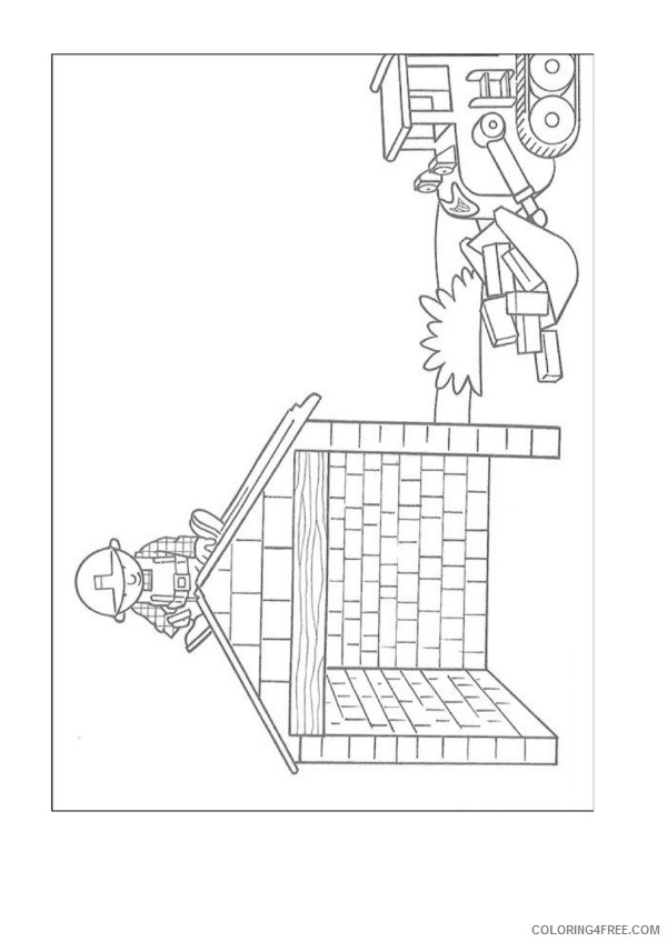 Bob the Builder Coloring Pages Printable Coloring4free