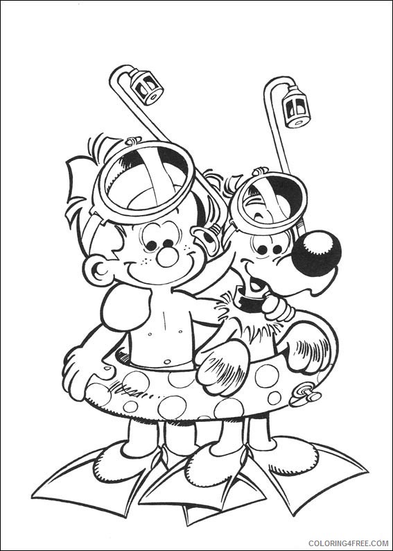 Boule and Bill Coloring Pages Printable Coloring4free