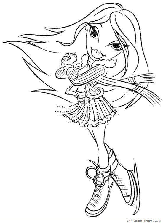 Bratz Coloring Pages Printable Coloring4free