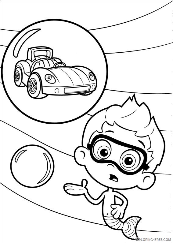Bubble Guppies Coloring Pages Printable Coloring4free