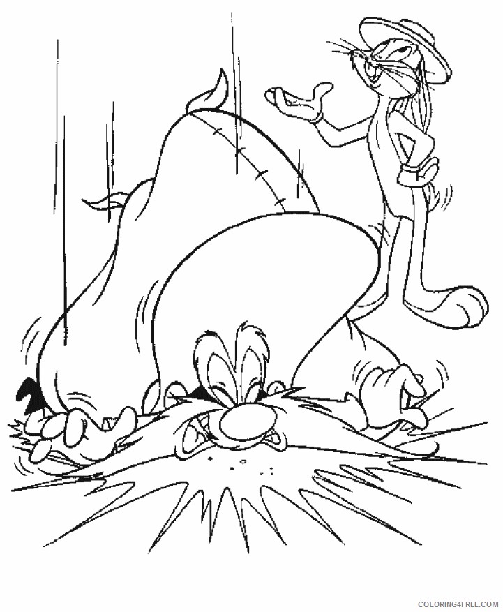 Bugs Bunny Coloring Pages Printable Coloring4free