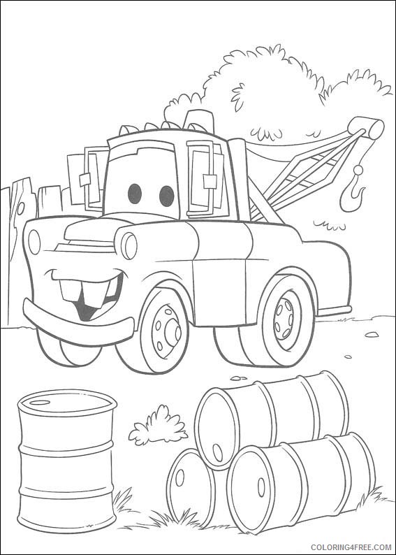 Cars Coloring Pages Printable Coloring4free