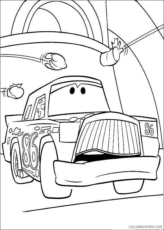 Cars Coloring Pages Printable Coloring4free
