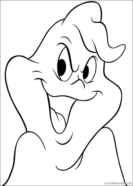 Casper the Friendly Ghost Coloring Pages Printable Coloring4free