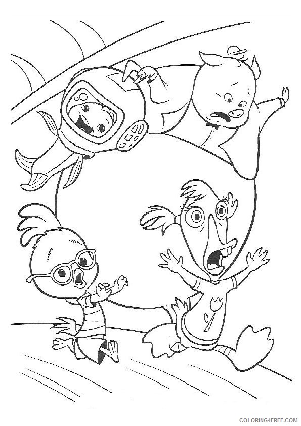 Chicken Little Coloring Pages Printable Coloring4free