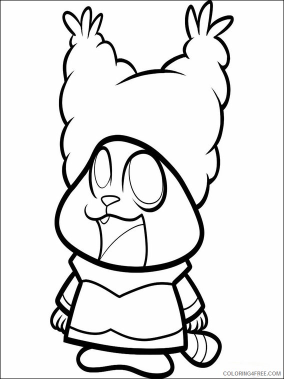 Chowder Coloring Pages Printable Coloring4free