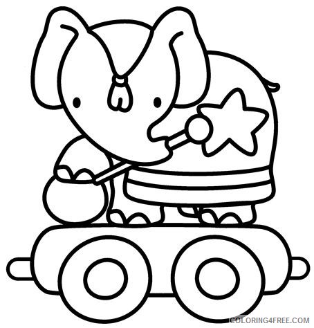 Circus Coloring Pages Printable Coloring4free