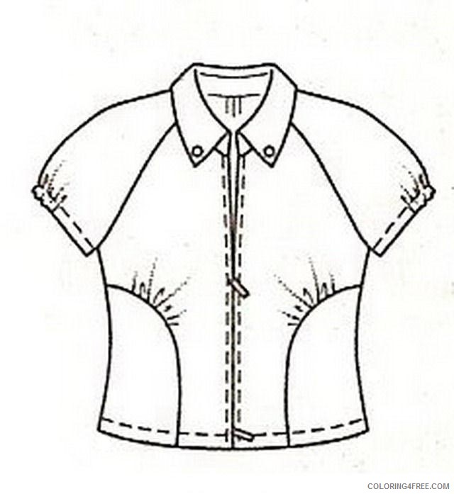 Clothing Coloring Pages Printable Coloring4free