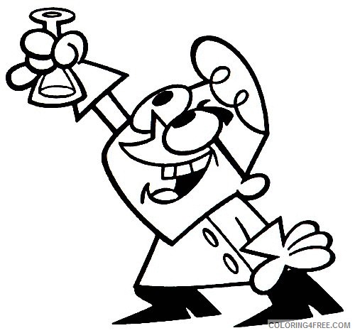 Dexters Laboratory Coloring Pages Printable Coloring4free