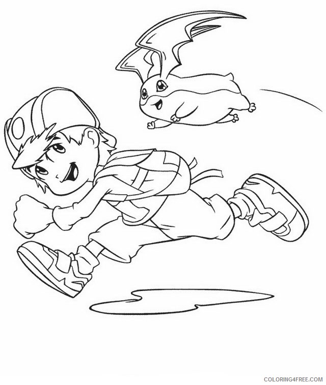 Digimon Coloring Pages Printable Coloring4free