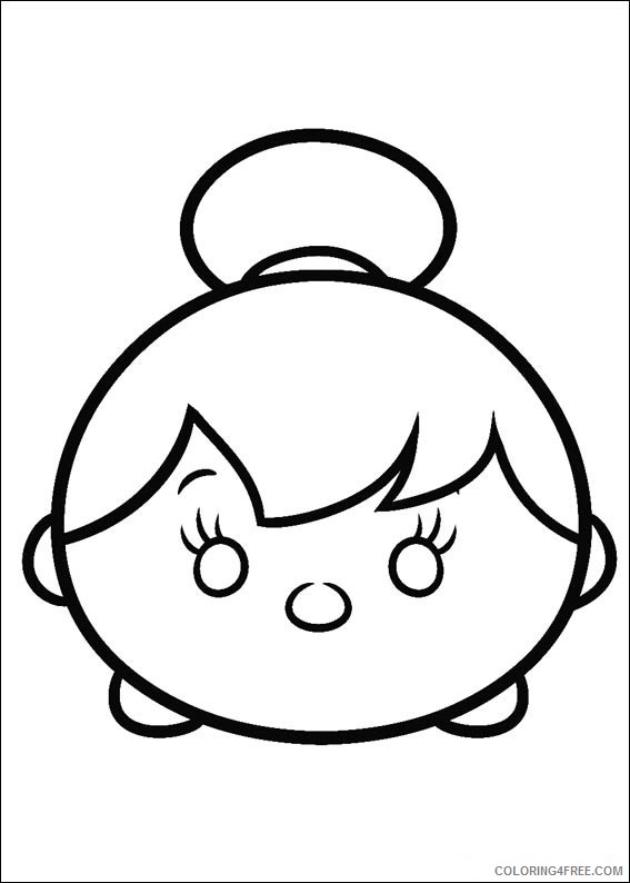 Disney Tsum Tsum Coloring Pages Printable Coloring4free