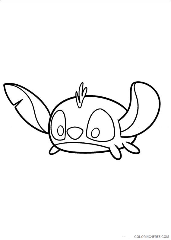 Disney Tsum Tsum Coloring Pages Printable Coloring4free
