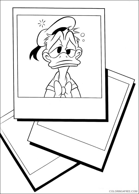 Donald Duck Coloring Pages Printable Coloring4free