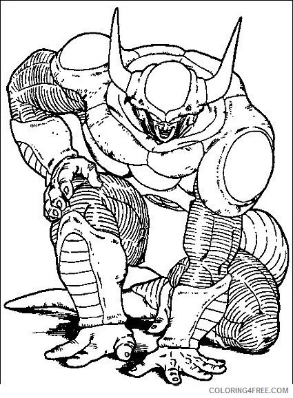 Dragon Ball Z Coloring Pages Printable Coloring4free