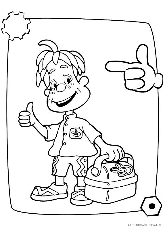 Engie Benjy Coloring Pages Printable Coloring4free