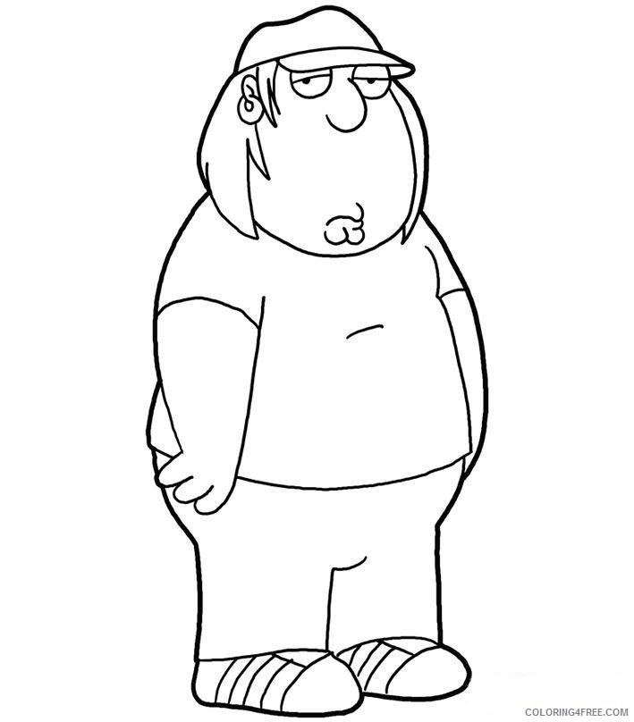 Family Guy Coloring Pages Printable Coloring4free