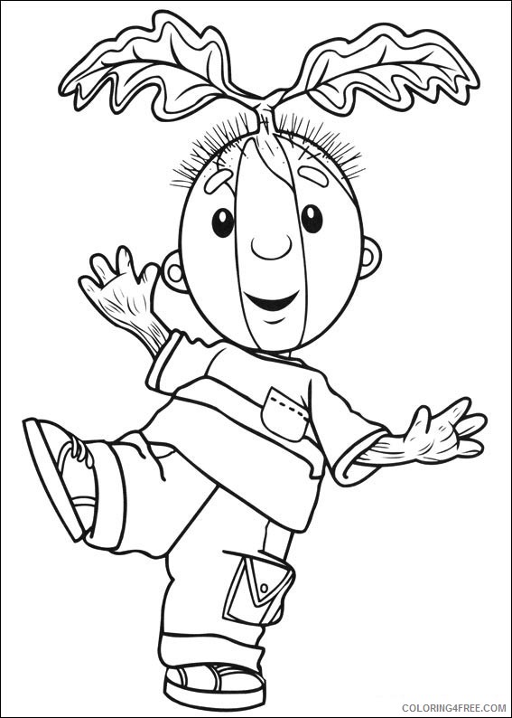 Fifi and the Flowertots Coloring Pages Printable Coloring4free