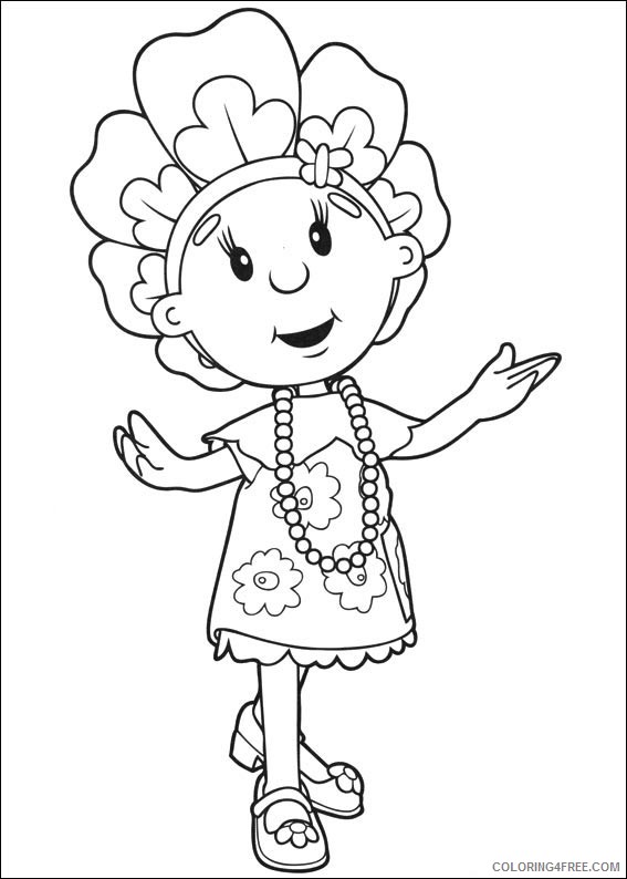 Fifi and the Flowertots Coloring Pages Printable Coloring4free