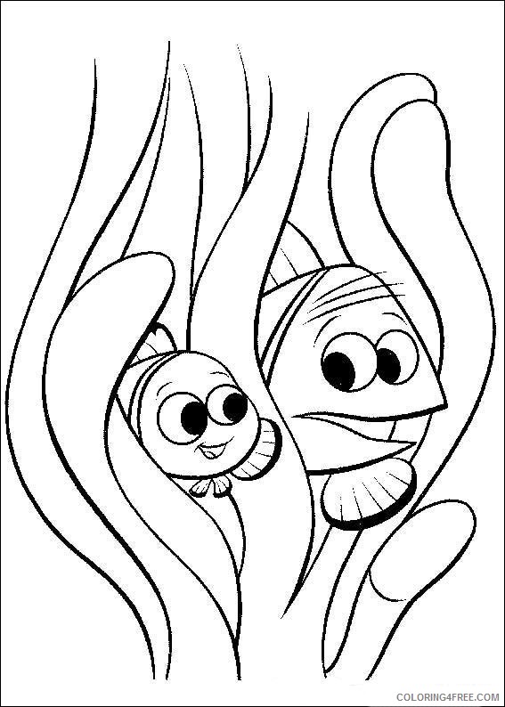 Finding Nemo Coloring Pages Printable Coloring4free