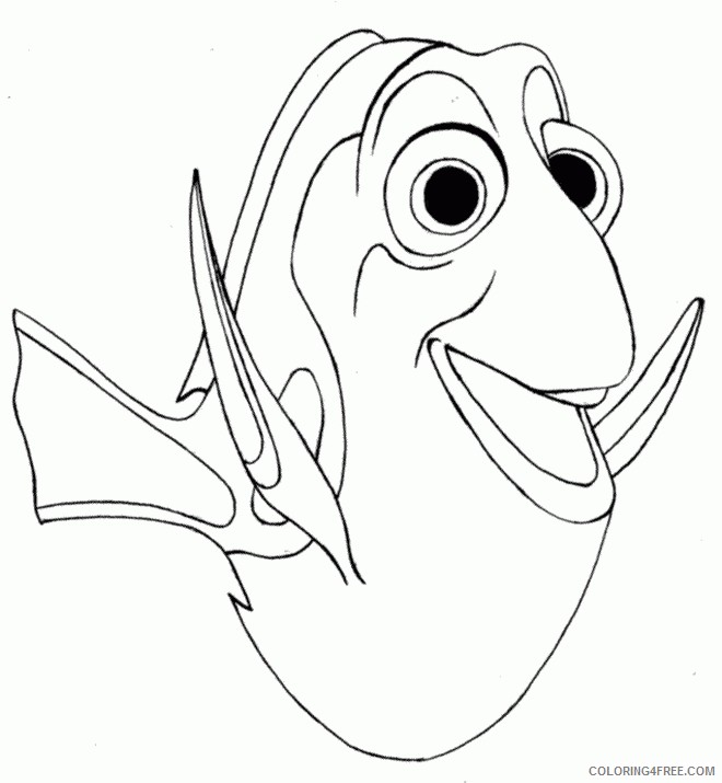 Finding Nemo Coloring Pages Printable Coloring4free