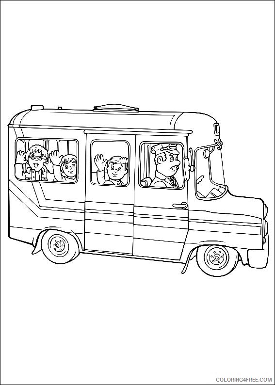 Fireman Sam Coloring Pages Printable Coloring4free