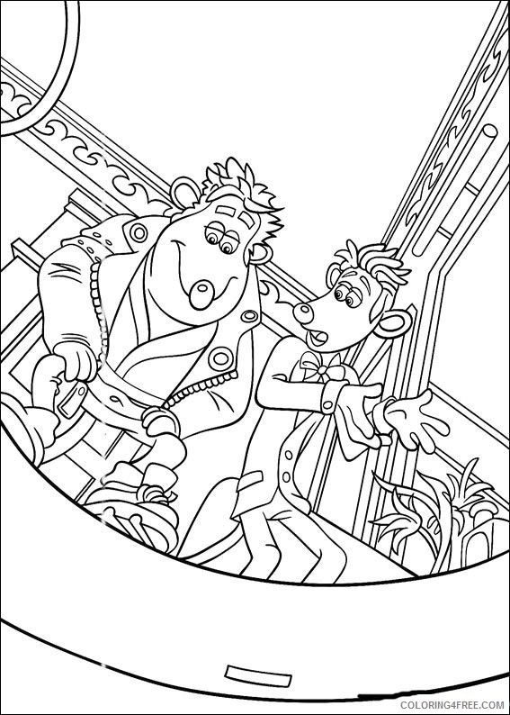 Flushed Away Coloring Pages Printable Coloring4free