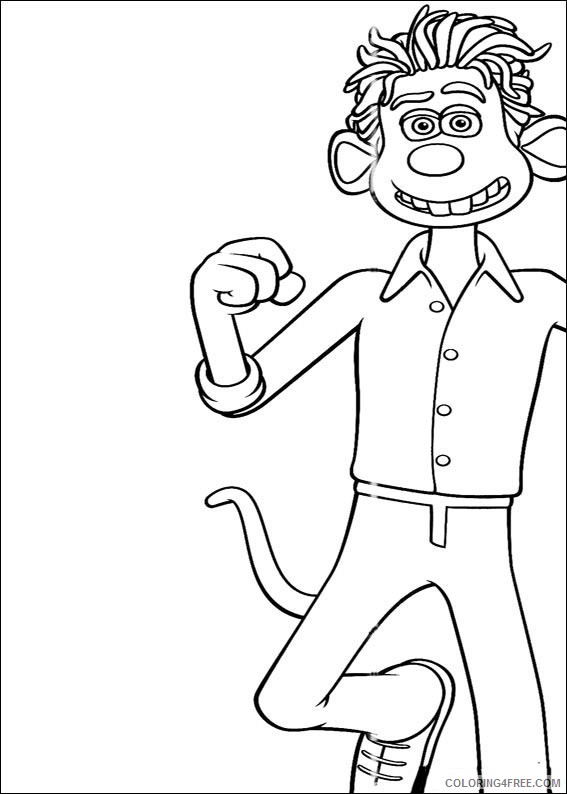 Flushed Away Coloring Pages Printable Coloring4free