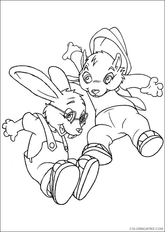 Forest Friends Coloring Pages Printable Coloring4free