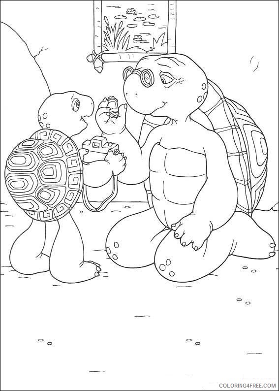 Franklin Coloring Pages Printable Coloring4free