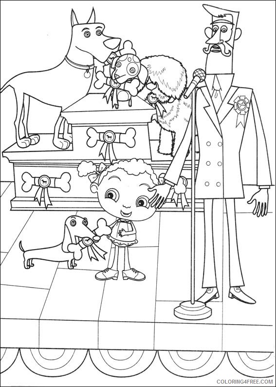 Frannys Feet Coloring Pages Printable Coloring4free