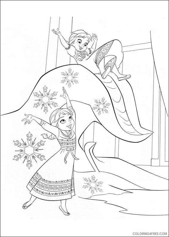 Frozen Coloring Pages Printable Coloring4free