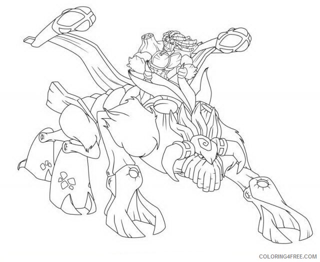 Gormiti Coloring Pages Printable Coloring4free
