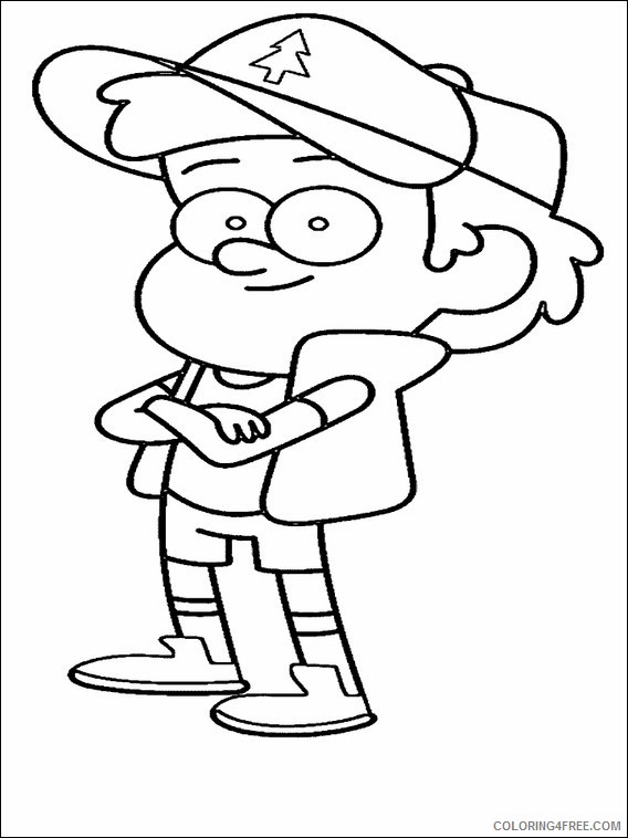 Gravity Falls Coloring Pages Printable Coloring4free
