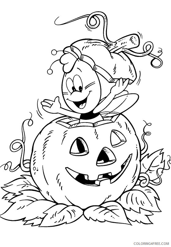 Halloween Coloring Pages Printable Coloring4free