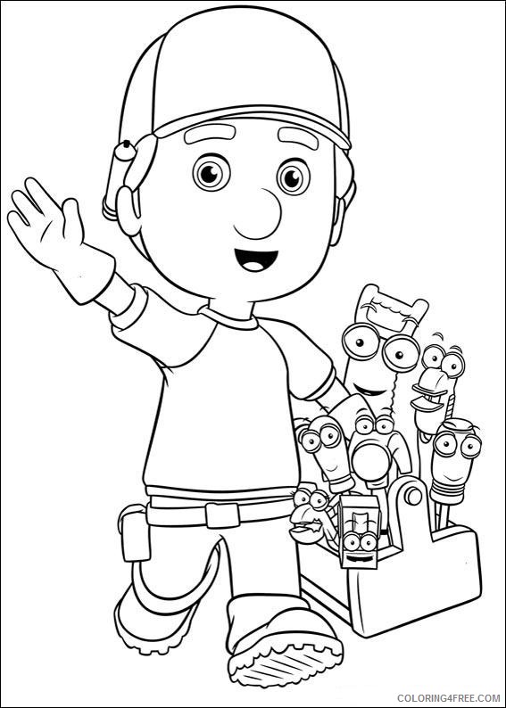 Handy Manny Coloring Pages Printable Coloring4free